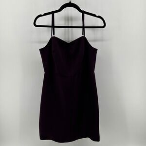 BCBGeneration Blackberry Purple Sheath Mini Dress 10 NWT Cocktail Party Minimal
